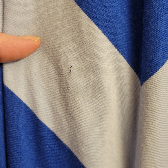 Gap blue chevron spaghetti strap maxi dress - Picture 5 of 6